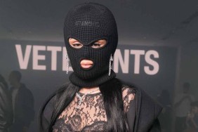 camila cabello paris fashion week ski mask