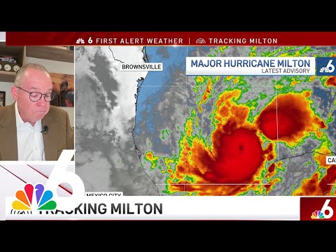 Emotional John Morales updates on Hurricane Milton as Cat. 5: 'I apologize, this is just horrific'