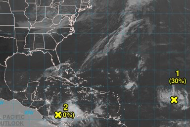 Hurricane Nadine Oscar National Hurricane Center NHC Tracker Path Tropical Storm Spaghetti