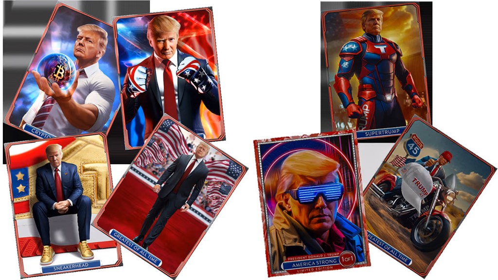 Trump NFT Card Examples