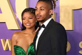 Halle Bailey and DDG attend the 55th NAACP Image Awards at Shrine Auditorium and Expo Hall on March 16, 2024 in Los Angeles, California.