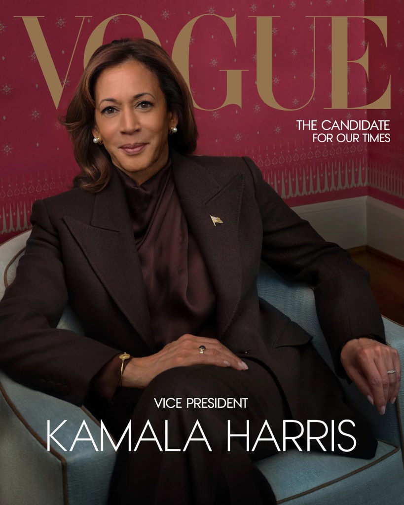 US Vogue ‘Digital Cover’ October 2024 : Kamala Harris by Annie Leibovitz 