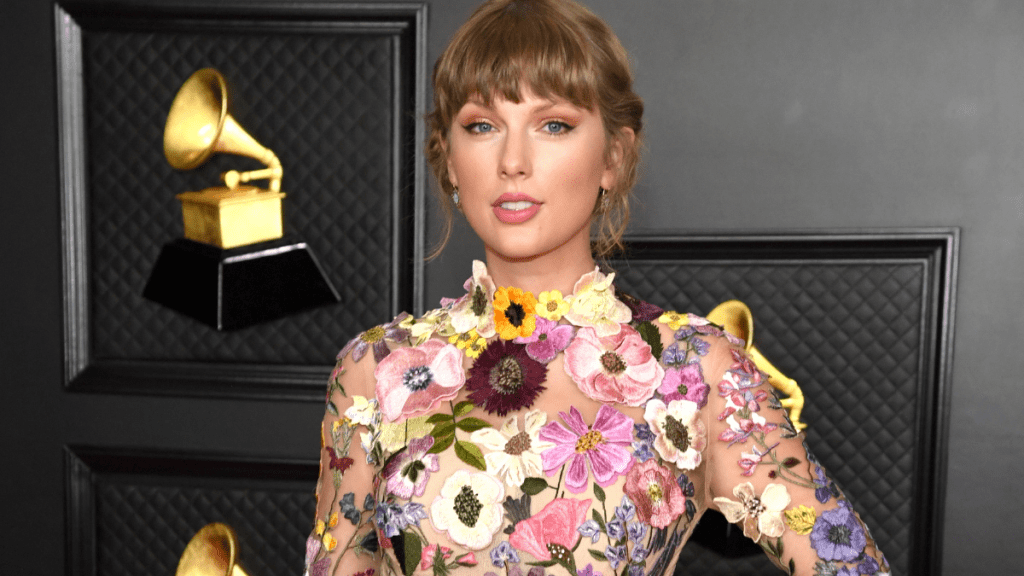 Taylor Swift attends the 63rd Annual GRAMMY Awards at Los Angeles Convention Center on March 14, 2021 in Los Angeles, California.