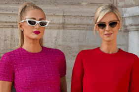 Paris Hilton and Nicky Hilton attend the Valentino Womenswear Spring/Summer 2024 show as part of Paris Fashion Week on October 01, 2023 in Paris, France.