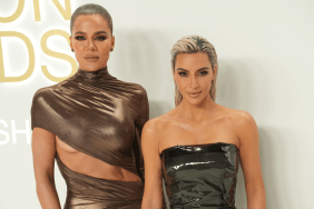 Khloe Kardashian and Kim Kardashian attend 2022 CFDA Fashion Awards on November 7, 2022 at Cipriani South Street in New York City.