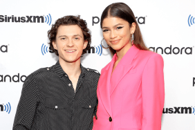 Tom Holland and Zendaya attend SiriusXM's Town Hall with the cast of Spider-Man: No Way Home on December 10, 2021 in New York City.